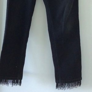 Massimo Dutti black jeans with beads